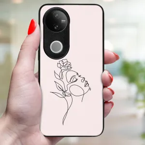 MY ART Ochranný kryt pre Vivo V50 5G ROSE GIRL (198)