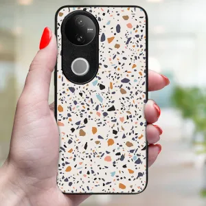 MY ART Ochranný kryt pre Vivo V50 5G BEIGE TERRAZZO (162)