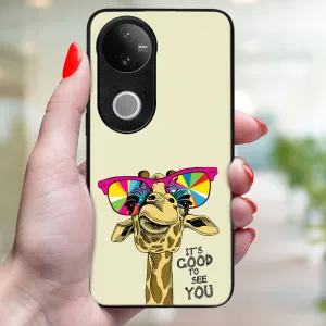MY ART Ochranný kryt pre Vivo V50 5G GIRAFFE (180)