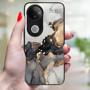 MY ART Ochranný kryt pre Vivo V50 5G GREY MARBLE (140)