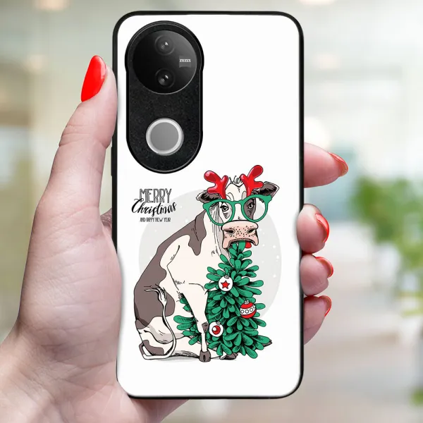 MY ART Kryt s vianočným dizajnom Vivo V50 5G MERRY CHRISTMAS (074)
