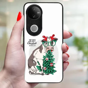 MY ART Kryt s vianočným dizajnom Vivo V50 5G MERRY CHRISTMAS (074)