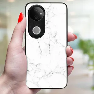 MY ART Ochranný kryt pre Vivo V50 5G WHITE MARBLE (144)