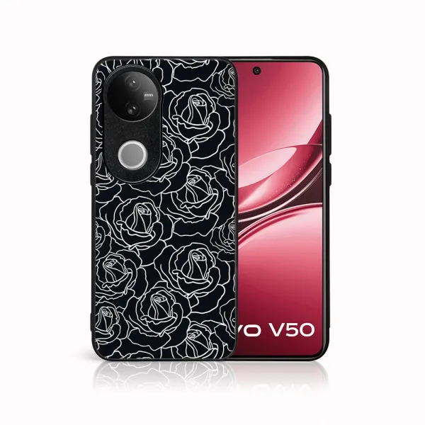 MY ART Ochranný kryt pre Vivo V50 5G ROSES (172)