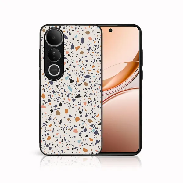 MY ART Ochranný kryt pre Vivo V50 Lite BEIGE TERRAZZO (162)