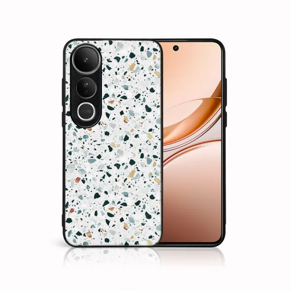 MY ART Ochranný kryt pre Vivo V50 Lite GREY TERRAZZO (163)