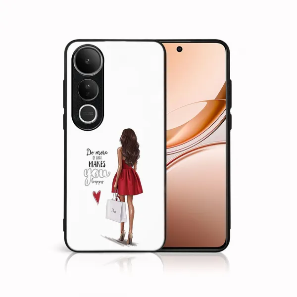MY ART Ochranný kryt pre Vivo V50 Lite RED DRESS (137)