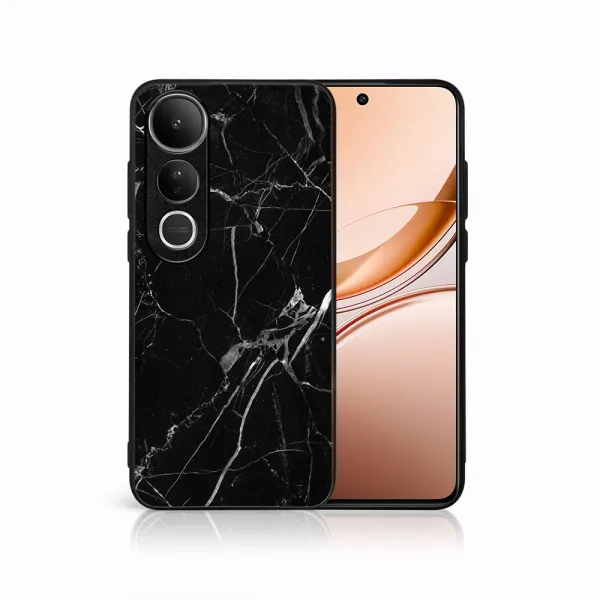 MY ART Ochranný kryt pre Vivo V50 Lite BLACK MARBLE (142)