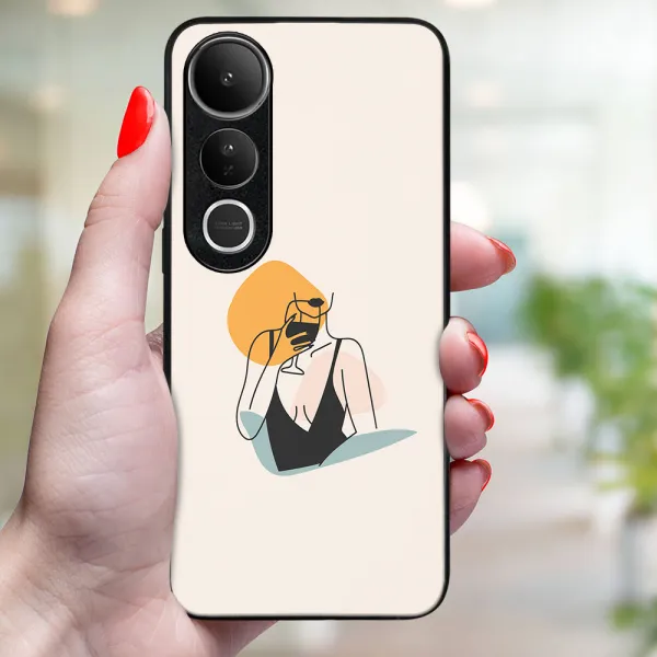 MY ART Ochranný kryt pre Vivo V50 Lite WOMAN (197)