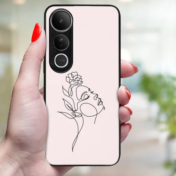 MY ART Ochranný kryt pre Vivo V50 Lite ROSE GIRL (198)