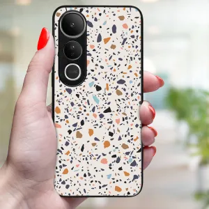 MY ART Ochranný kryt pre Vivo V50 Lite BEIGE TERRAZZO (162)