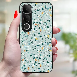 MY ART Ochranný kryt pre Vivo V50 Lite BLUE TERRAZZO (164)