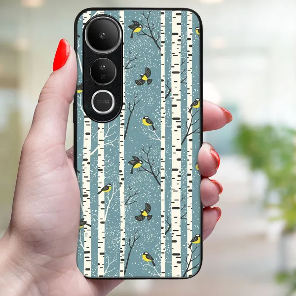 MY ART Kryt s vianočným dizajnom Vivo V50 Lite BIRCH (072)