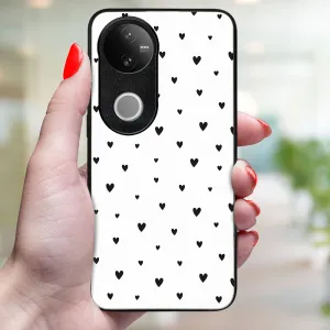 MY ART Ochranný kryt pre Vivo V50 5G BLACK HEARTS (167)