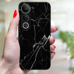 MY ART Ochranný kryt pre Vivo V50 Lite BLACK MARBLE (142)