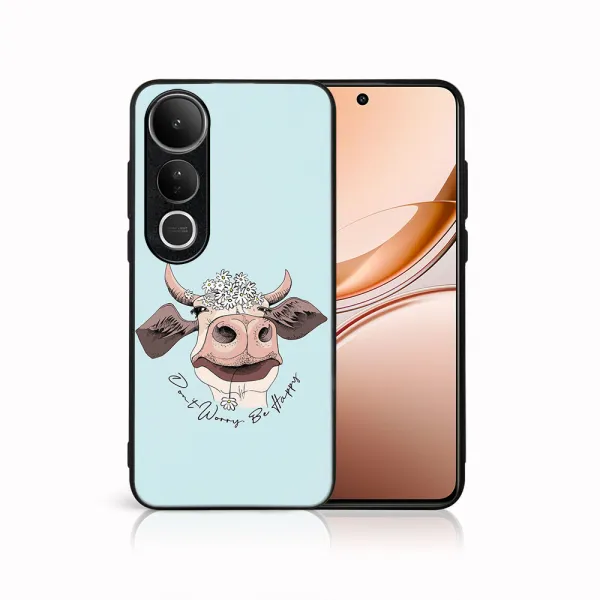 MY ART Ochranný kryt pre Vivo V50 Lite HAPPY COW (181)