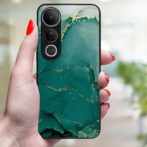 MY ART Ochranný kryt pre Vivo V50 Lite GREEN MARBLE (145)
