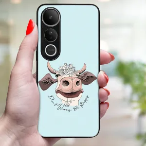 MY ART Ochranný kryt pre Vivo V50 Lite HAPPY COW (181)