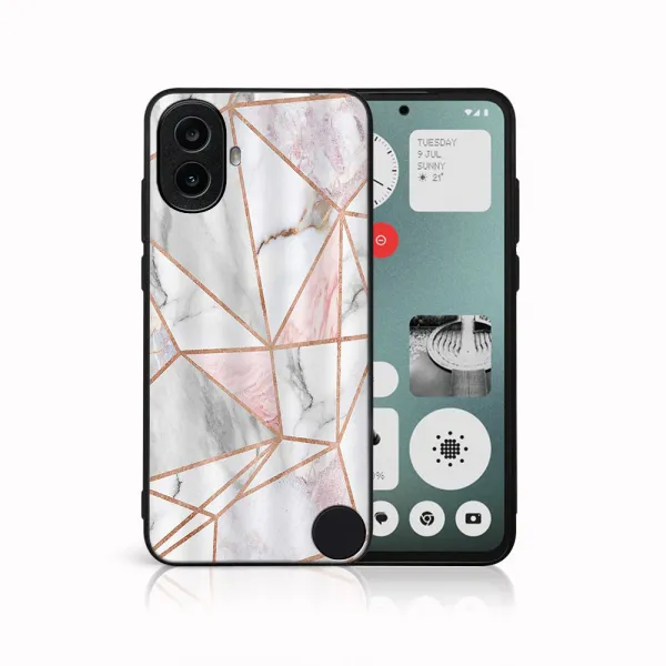 MY ART Ochranný kryt pre CMF Phone 1 PINK MARBLE (143)