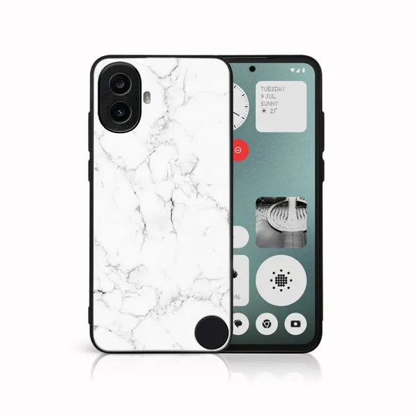 MY ART Ochranný kryt pre CMF Phone 1 WHITE MARBLE (144)