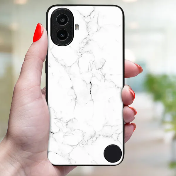 MY ART Ochranný kryt pre CMF Phone 1 WHITE MARBLE (144)