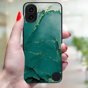 MY ART Ochranný kryt pre CMF Phone 1 GREEN MARBLE (145)