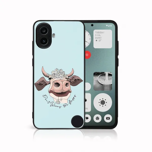 MY ART Ochranný kryt pre CMF Phone 1 HAPPY COW (181)