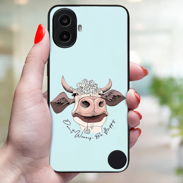 MY ART Ochranný kryt pre CMF Phone 1 HAPPY COW (181)