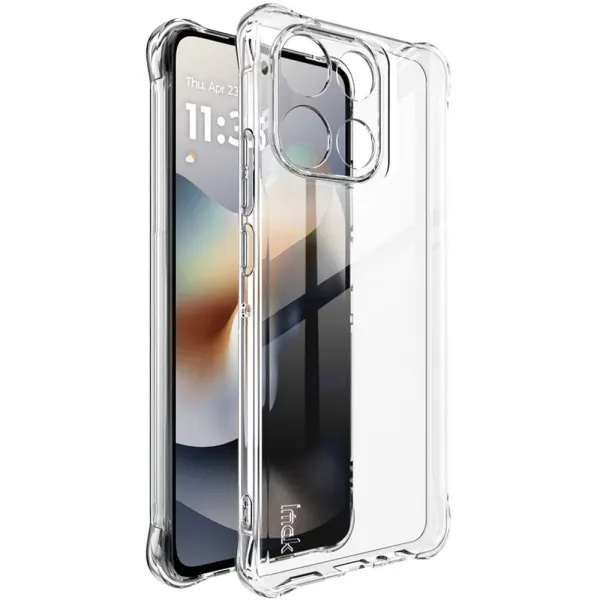 IMAK Ochranný obal pre Motorola Moto G86 5G priehľadný