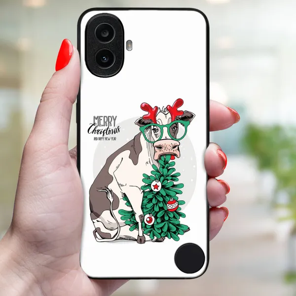 MY ART Kryt s vianočným dizajnom CMF Phone 1 MERRY CHRISTMAS (074)