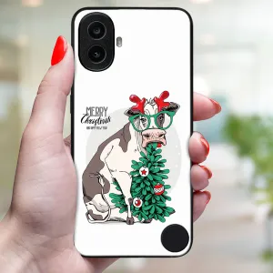 MY ART Kryt s vianočným dizajnom CMF Phone 1 MERRY CHRISTMAS (074)