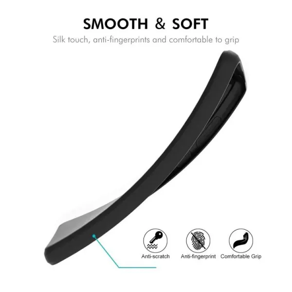 ENKAY LIQUID SILICONE Kryt pre Infinix Smart 9 HD čierny