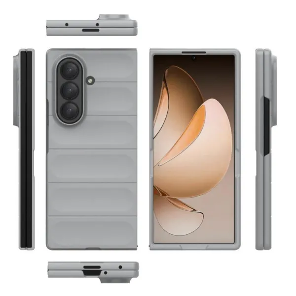 STEPS Ochranný kryt pre Samsung Galaxy Z Fold7 5G svetlošedý