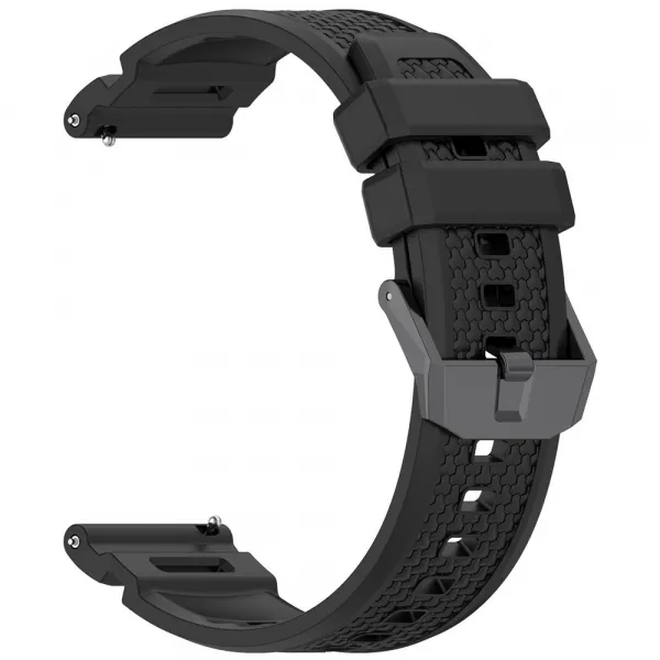 SILICONE Vymeniteľný remienok pre Garmin Venu X1 čierny