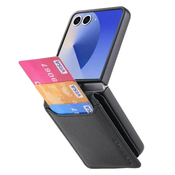 CARD Kryt s priehradkami pre karty Samsung Galaxy Z Flip7 5G čierny