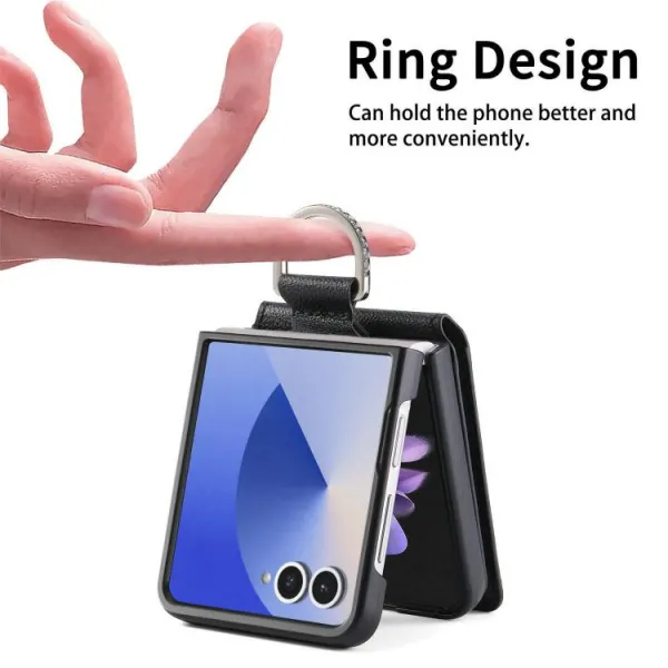 CARD Kryt s priehradkami pre karty Samsung Galaxy Z Flip7 5G čierny