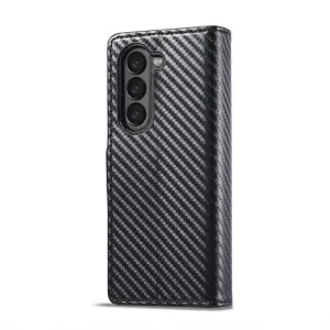 IMEEKE CARBON Peňaženkový obal pre Samsung Galaxy Z Fold7 5G