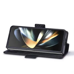 IMEEKE CARBON Peňaženkový obal pre Samsung Galaxy Z Fold7 5G