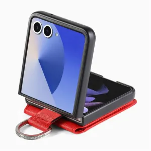 CARD Kryt s priehradkami pre karty Samsung Galaxy Z Flip7 5G červený