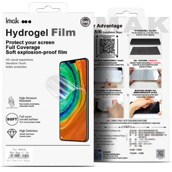 IMAK HYDROGEL SET Sada ochranných fólií pre Huawei Mate X7