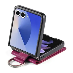 CARD Kryt s priehradkami pre karty Samsung Galaxy Z Flip7 5G fialový