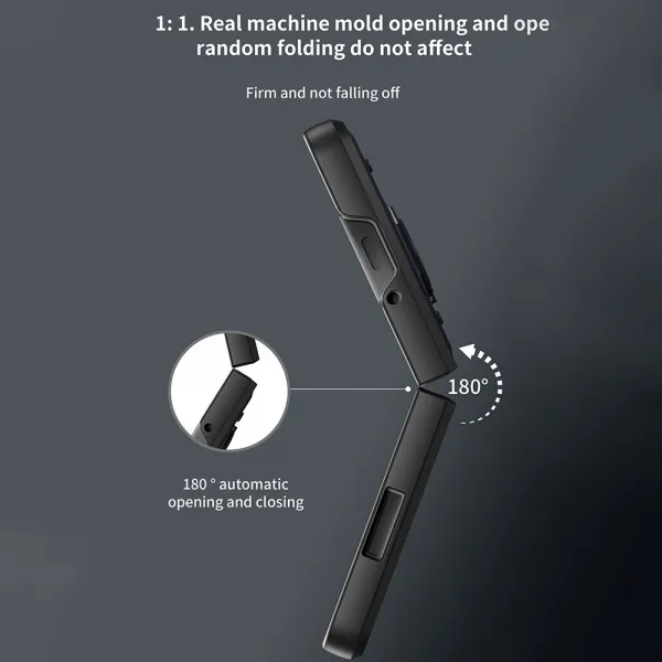 RING CAMERA Kryt s držiakom pre Samsung Galaxy Z Fold7 5G strieborný