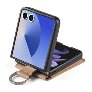CARD Kryt s priehradkami pre karty Samsung Galaxy Z Flip7 5G svetlohnedý