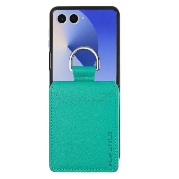 CARD Kryt s priehradkami pre karty Samsung Galaxy Z Flip7 5G zelený