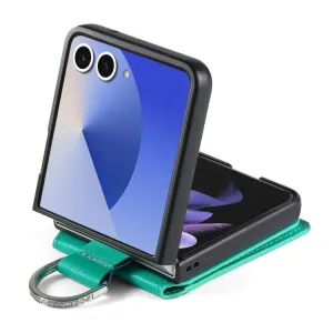 CARD Kryt s priehradkami pre karty Samsung Galaxy Z Flip7 5G zelený