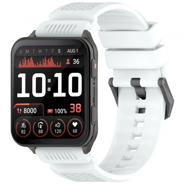 SILICONE Vymeniteľný remienok pre Garmin Venu X1 biely