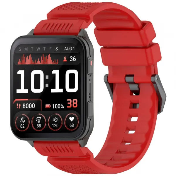 SILICONE Vymeniteľný remienok pre Garmin Venu X1 červený