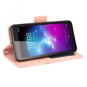 SLOT Peňaženkový obal pre ZTE Blade A31 Lite ružový