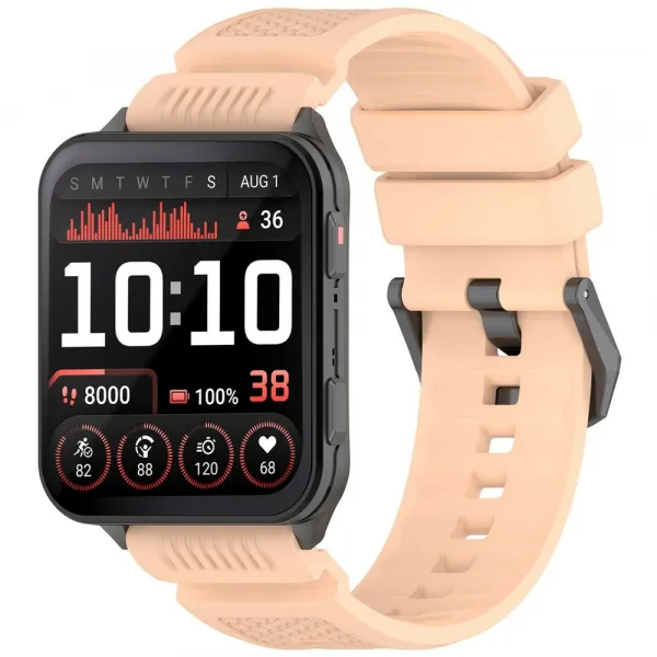 SILICONE Vymeniteľný remienok pre Garmin Venu X1 svetloružový