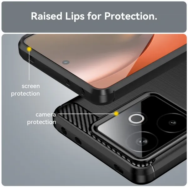 FLEXI TPU Ochranný kryt Realme GT 7 5G / Realme GT 7T 5G čierny